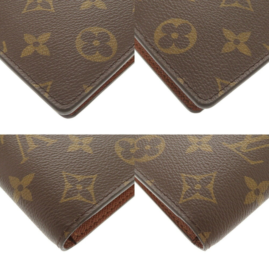 Louis Vuitton Brown Monogram Long Wallet (Bi-Fold) (Pre-Owned)