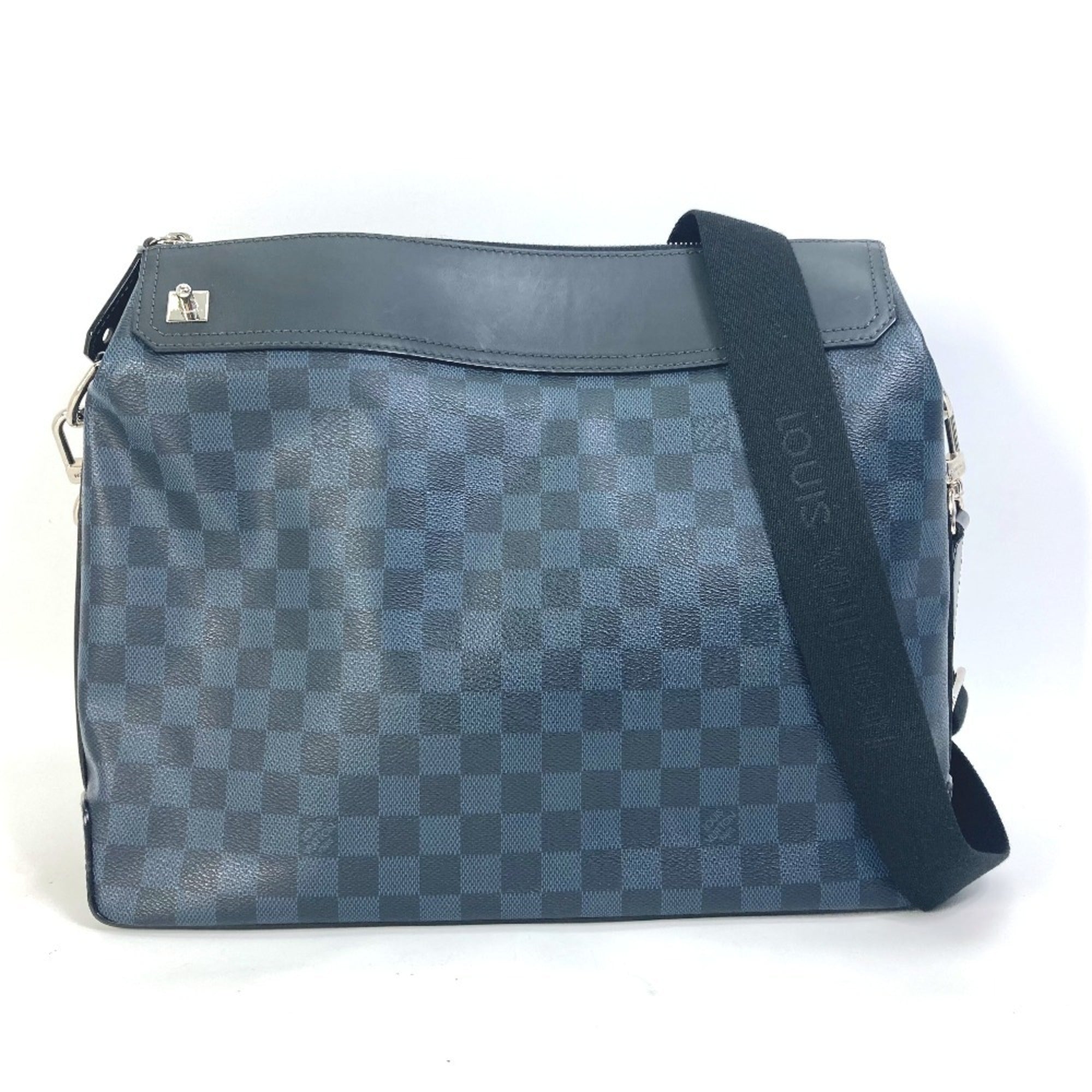 Louis Vuitton Damier Cobalt Navy Shoulder Bag (Pre-Owned)