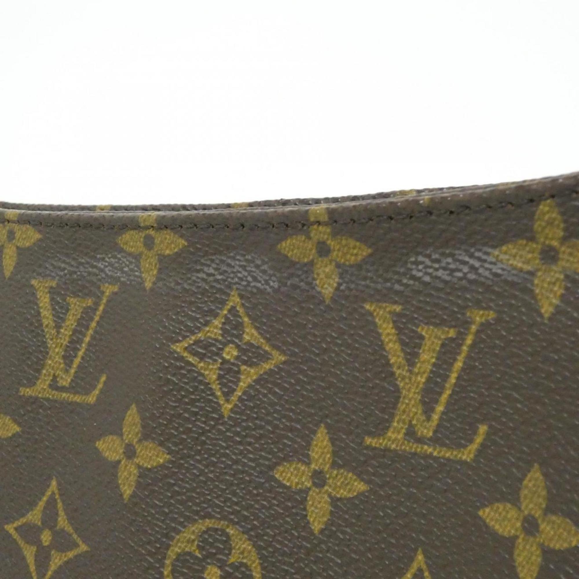 Louis Vuitton Brown Coated Canvas Shoulder Bag (Pre-Owned)