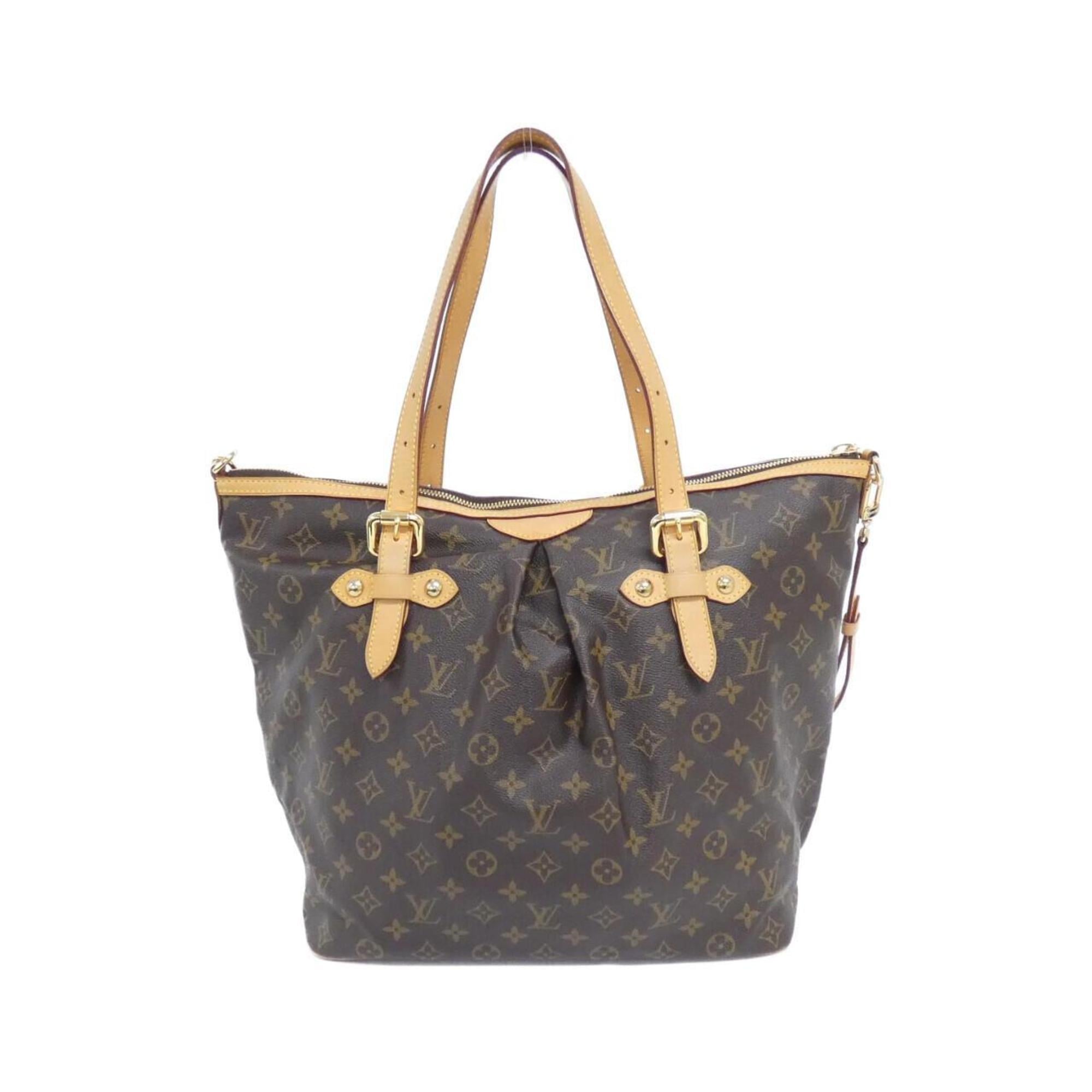 Louis Vuitton Monogram Marron Coated Canvas Handbag (Pre-Owned)