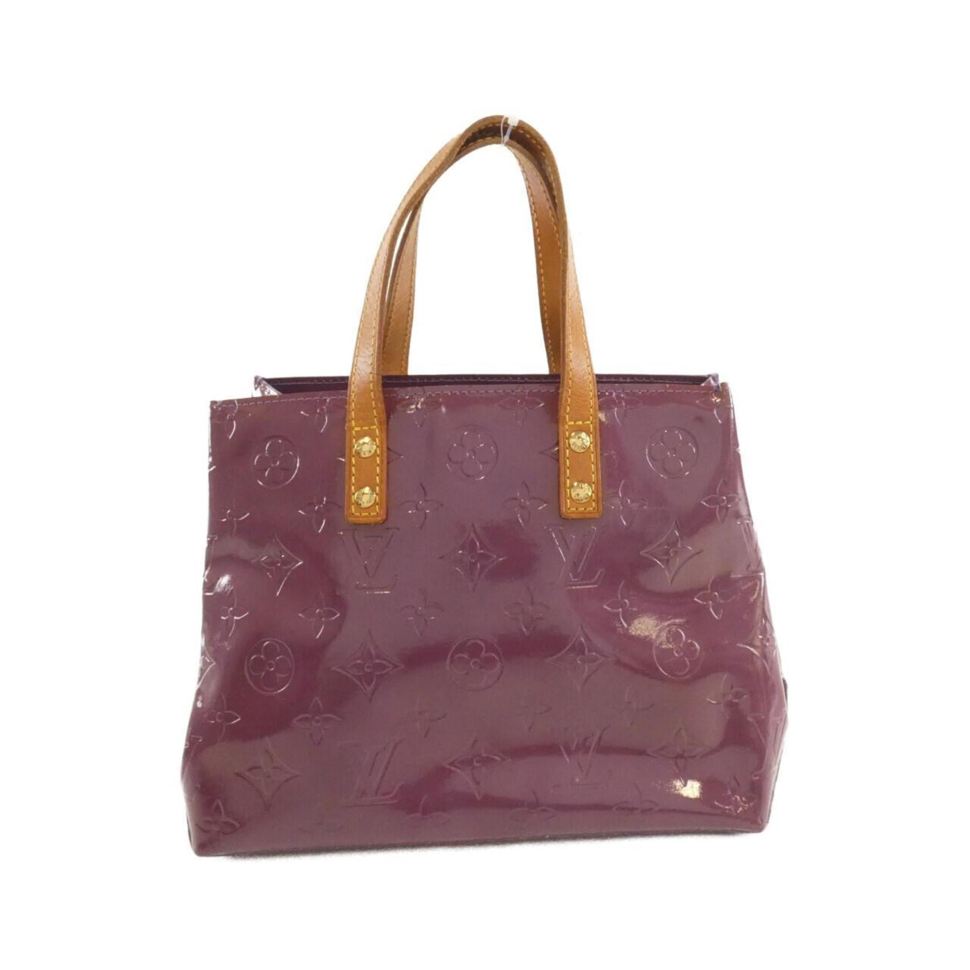Louis Vuitton Vernis Gold Leather Handbag (Pre-Owned)