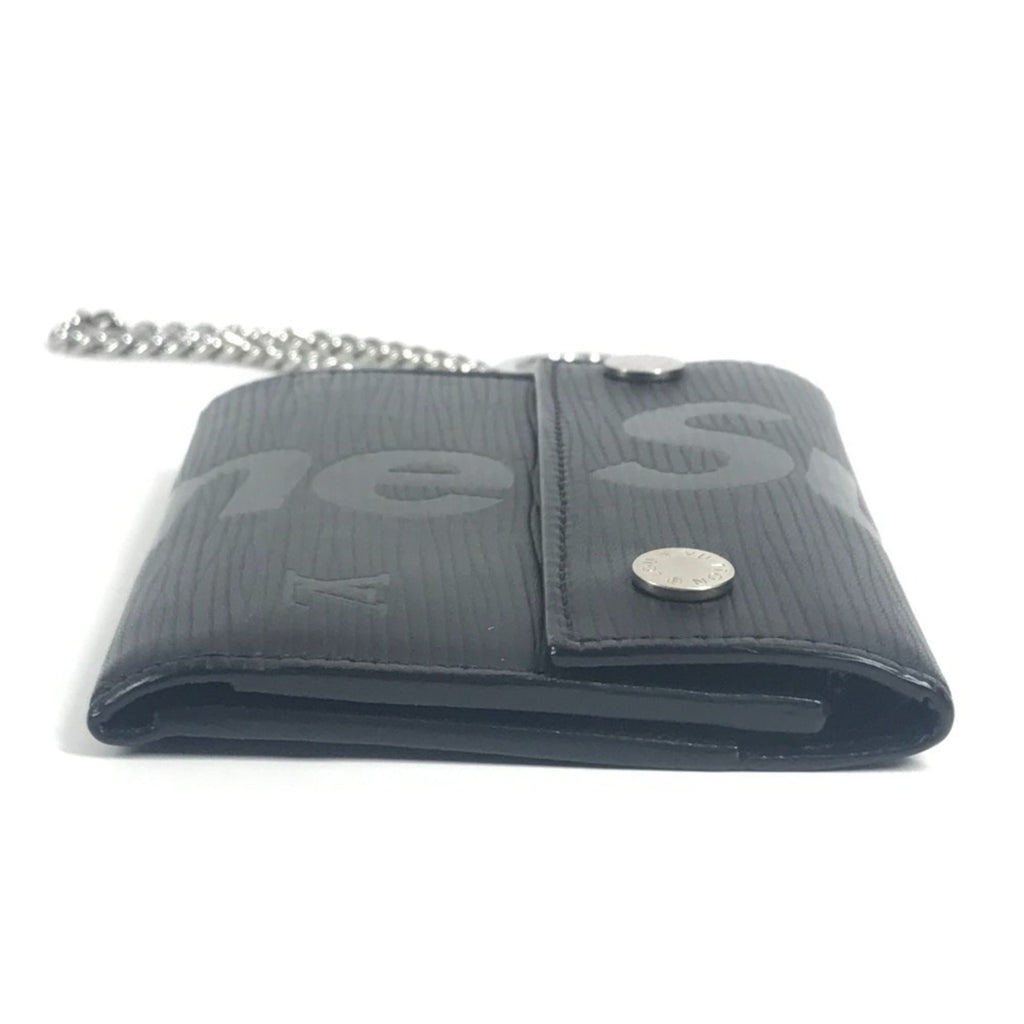 Louis Vuitton Epi Black Noir Epi Leather Chain/Shoulder Wallet (Pre-Owned)