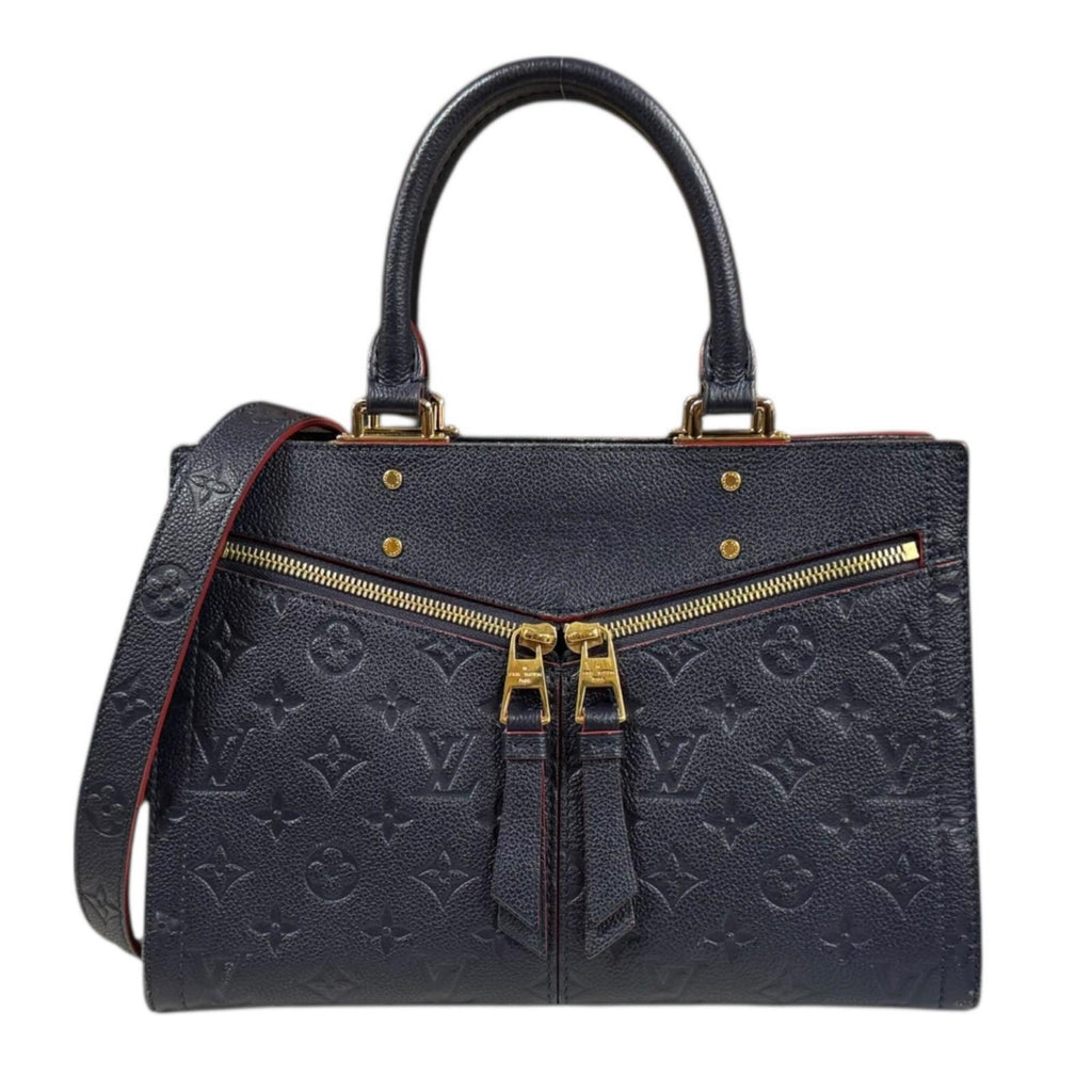 Louis Vuitton Marine Rouge Navy Monogram Empreinte Shoulder Bag (Pre-Owned)