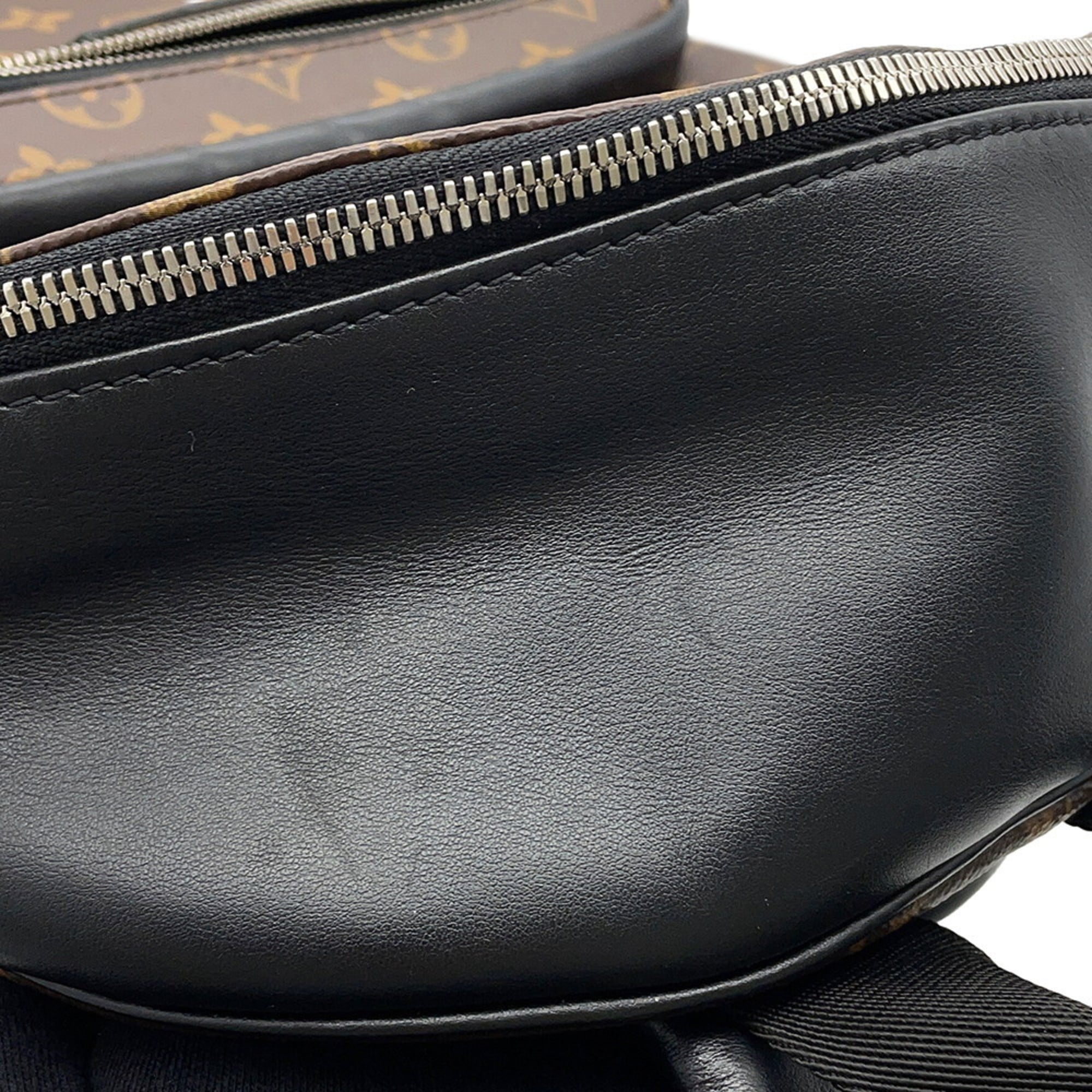 Louis Vuitton Black Brown Monogram Macassar Noir Monogram Backpack (Pre-Owned)
