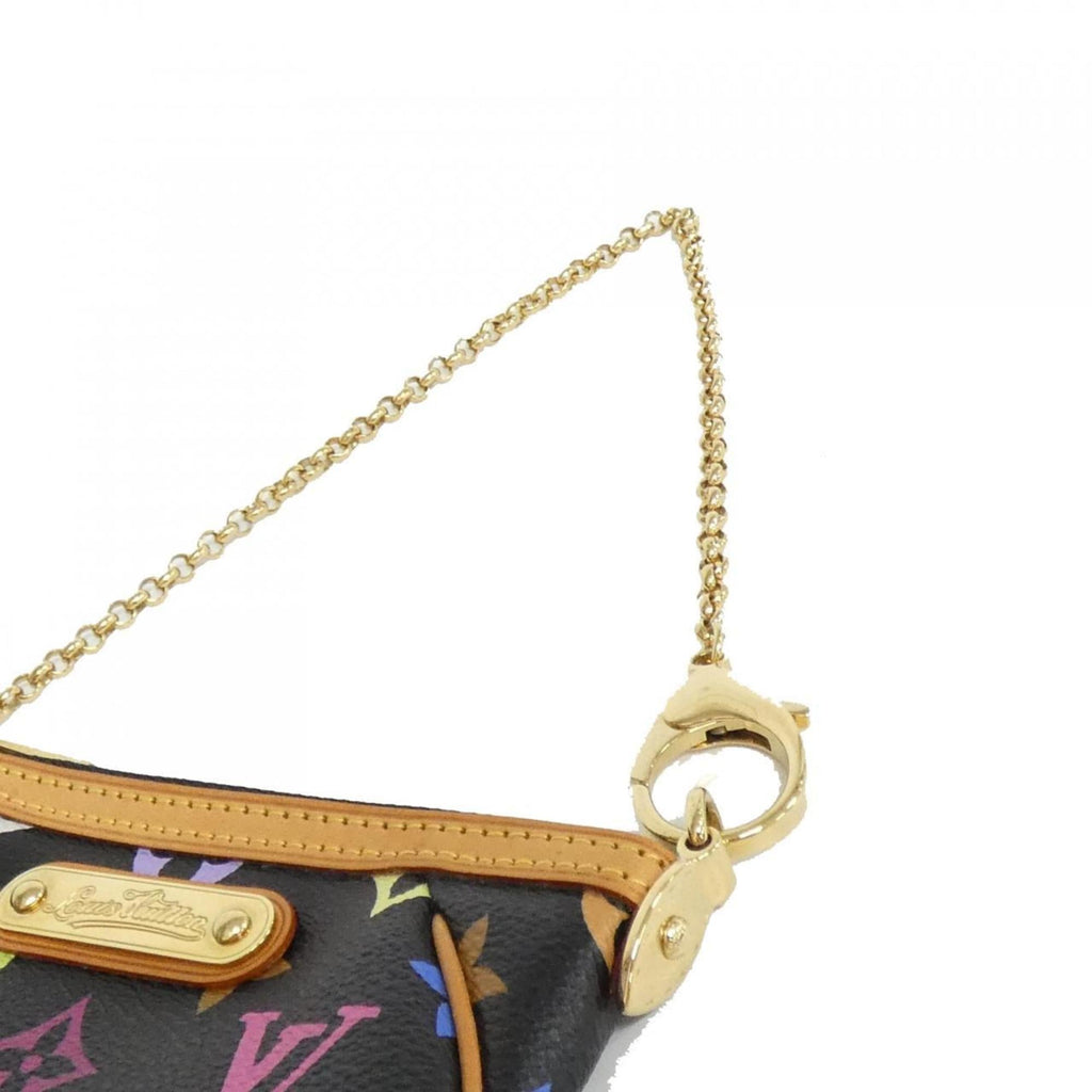 Louis Vuitton Black Coated Canvas Pochette Pouch (Pre-Owned)
