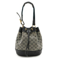 Louis Vuitton Blue Monogram Mini Leather Handbag Shoulder Bag (Pre-Owned)