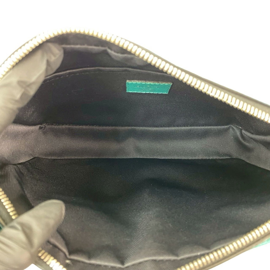 Louis Vuitton Green Leather Shoulder Bag (Pre-Owned)