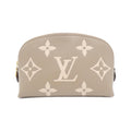 Louis Vuitton Bicolor Cream Leather Pochette Pouch (Pre-Owned)