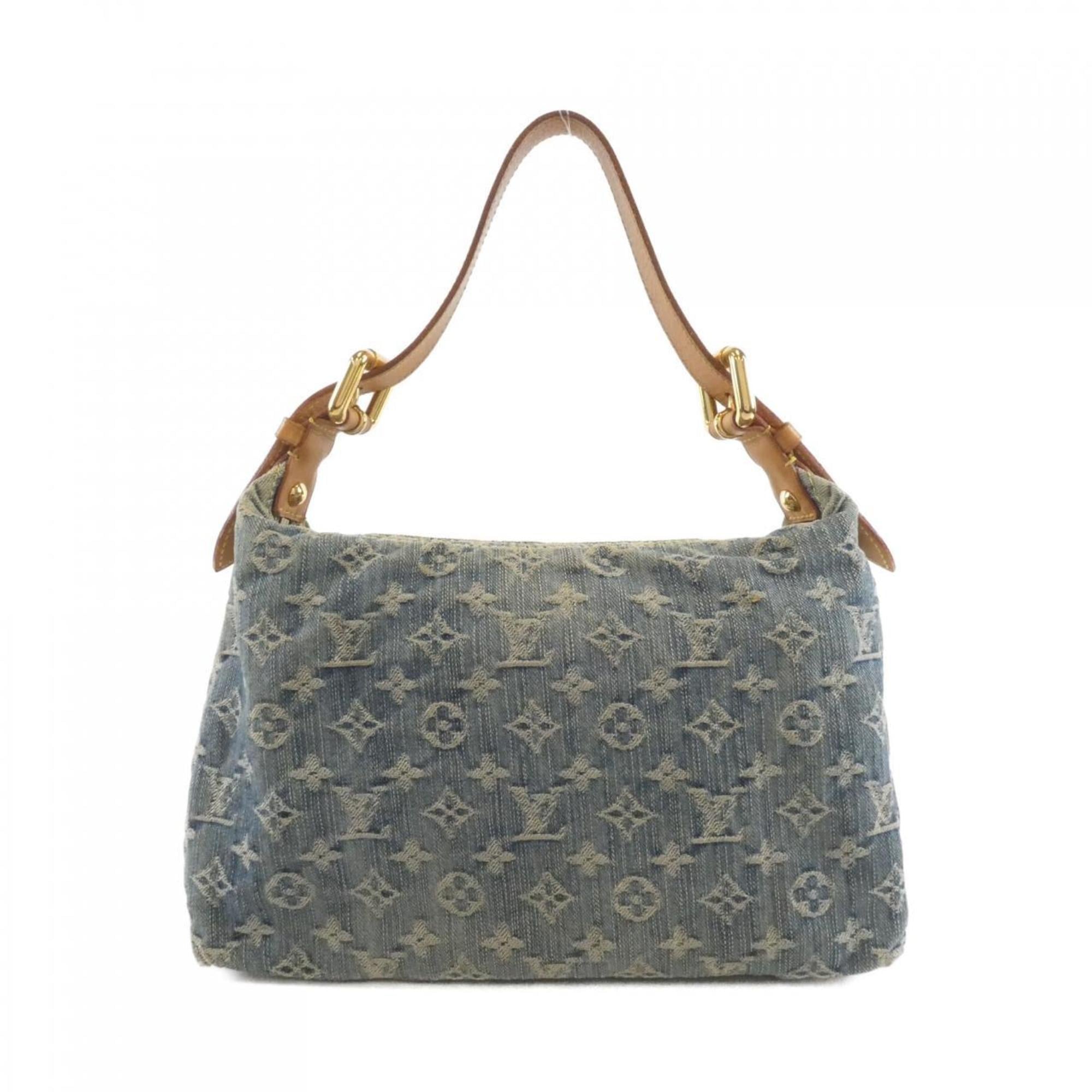 Louis Vuitton Blue Denim Canvas Shoulder Bag (Pre-Owned)