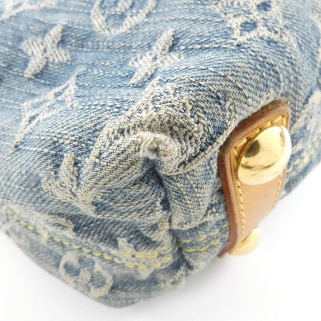 Louis Vuitton Blue Denim Canvas Shoulder Bag (Pre-Owned)