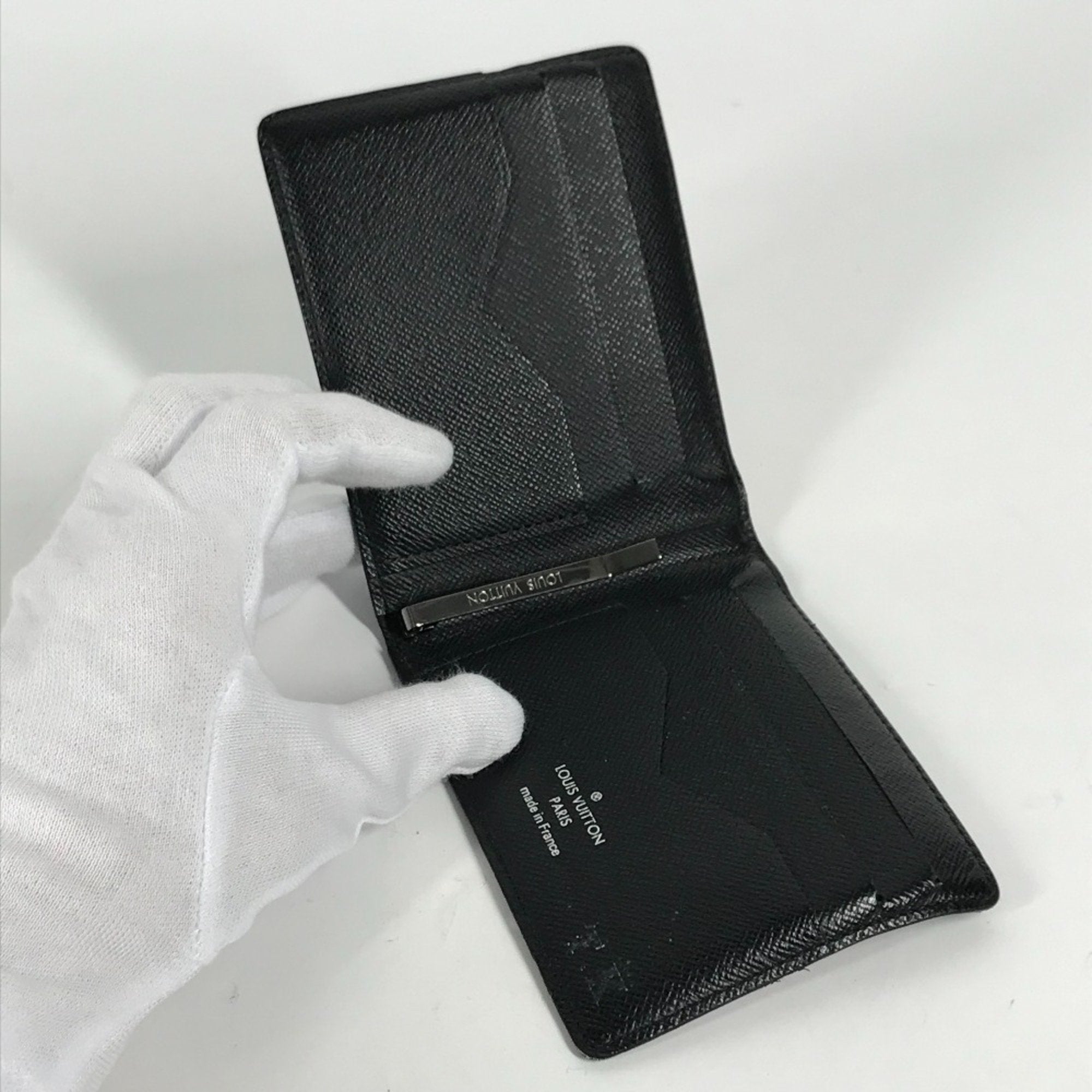 Louis Vuitton Monogram Eclipse Black Monogram Eclipse Money Clip (Pre-Owned)