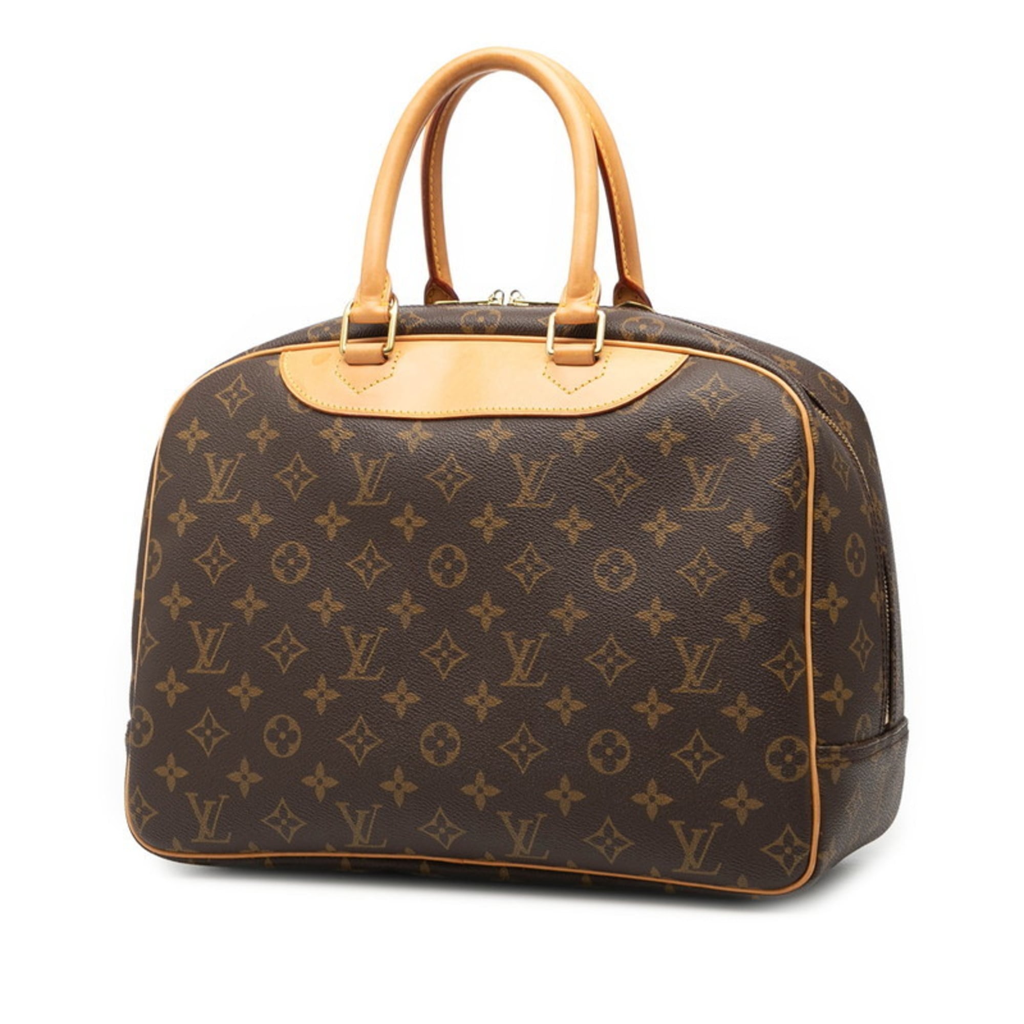 Louis Vuitton Brown Pvc Leather Handbag (Pre-Owned)