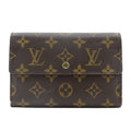 Louis Vuitton Brown Monogram Canvas Wallet (Tri-Fold) (Pre-Owned)