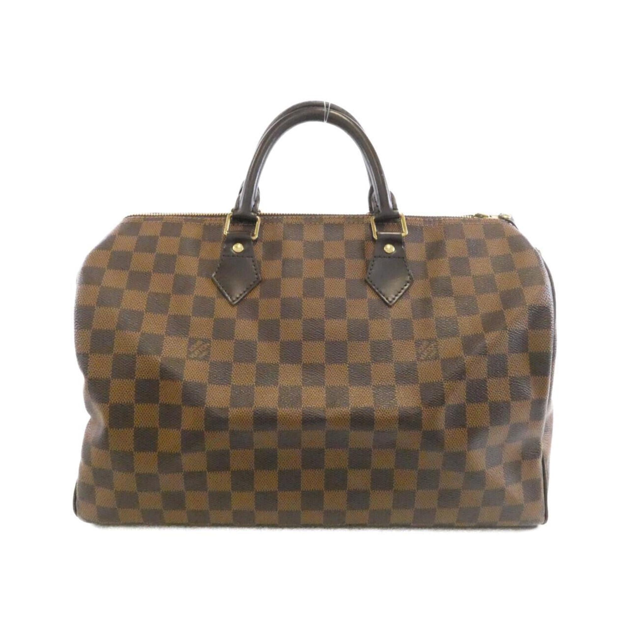 Louis Vuitton Ebene Coated Canvas Boston Bag (Pre-Owned)