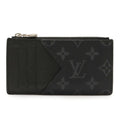 Louis Vuitton Monogram Eclipse Noir Monogram Eclipse Pvc Taiga Leather Leather Coin Purse/Coin Case (Pre-Owned)
