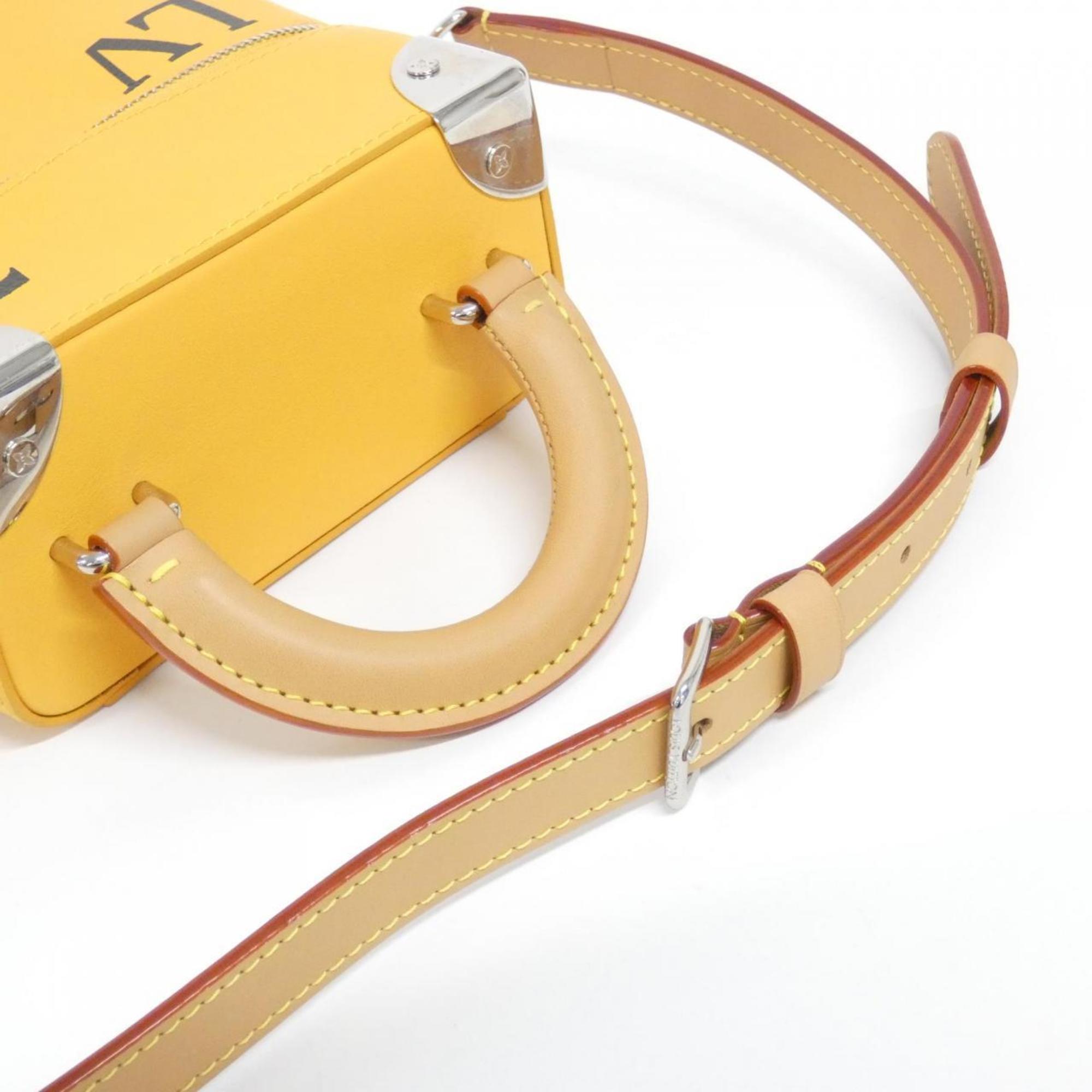 Louis Vuitton Saffron Leather Handbag (Pre-Owned)