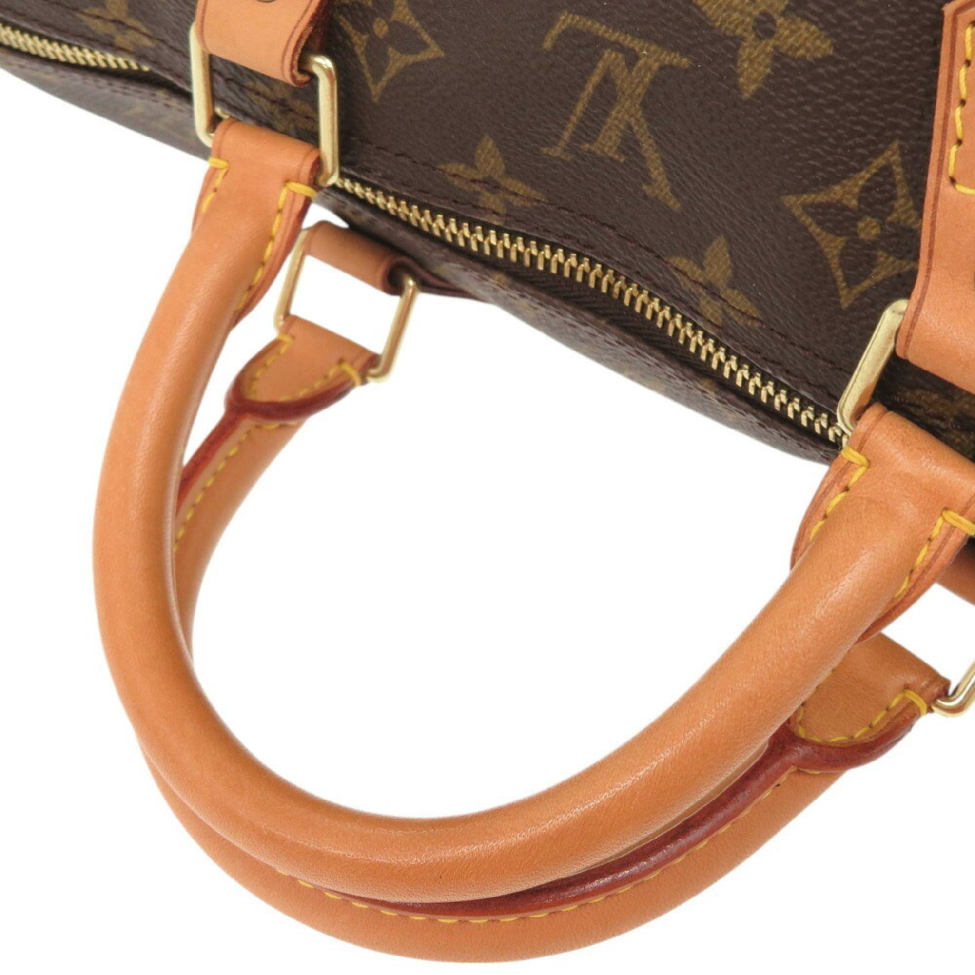 Louis Vuitton Brown Monogram Monogram Boston Bag Handbag (Pre-Owned)