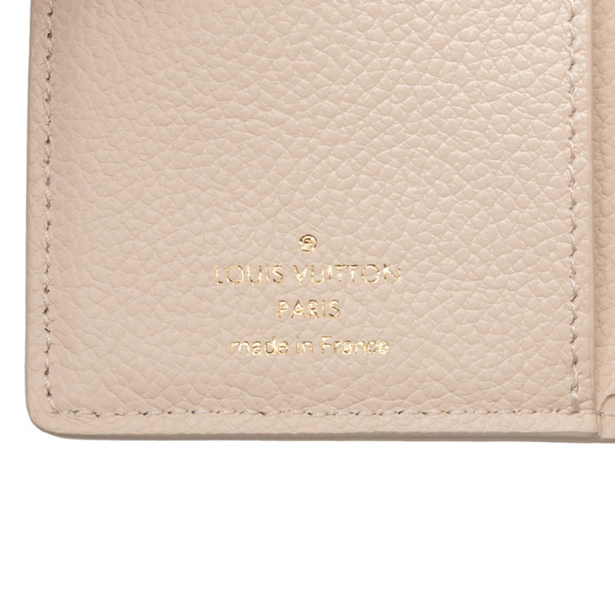 Louis Vuitton Beige Leather Wallet (Bi-Fold) (Pre-Owned)