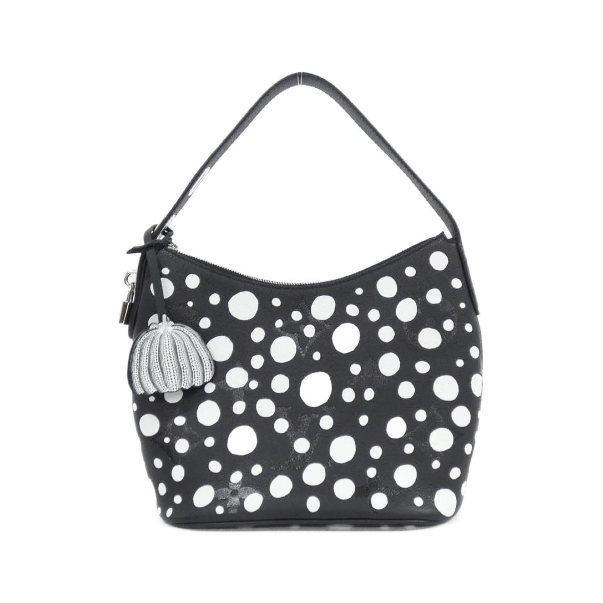 Louis Vuitton Black Leather Shoulder Bag (Pre-Owned)