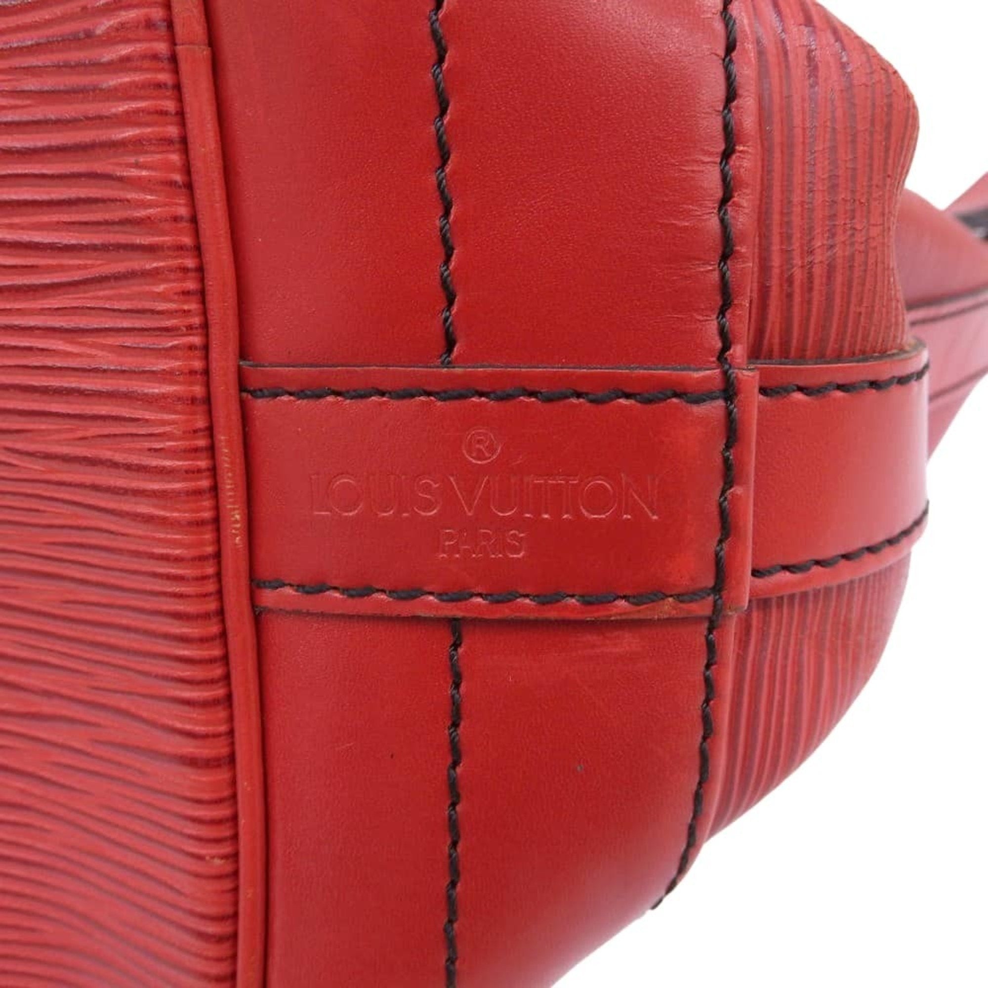 Louis Vuitton Epi Castilian Red Red Color Leather Shoulder Bag (Pre-Owned)