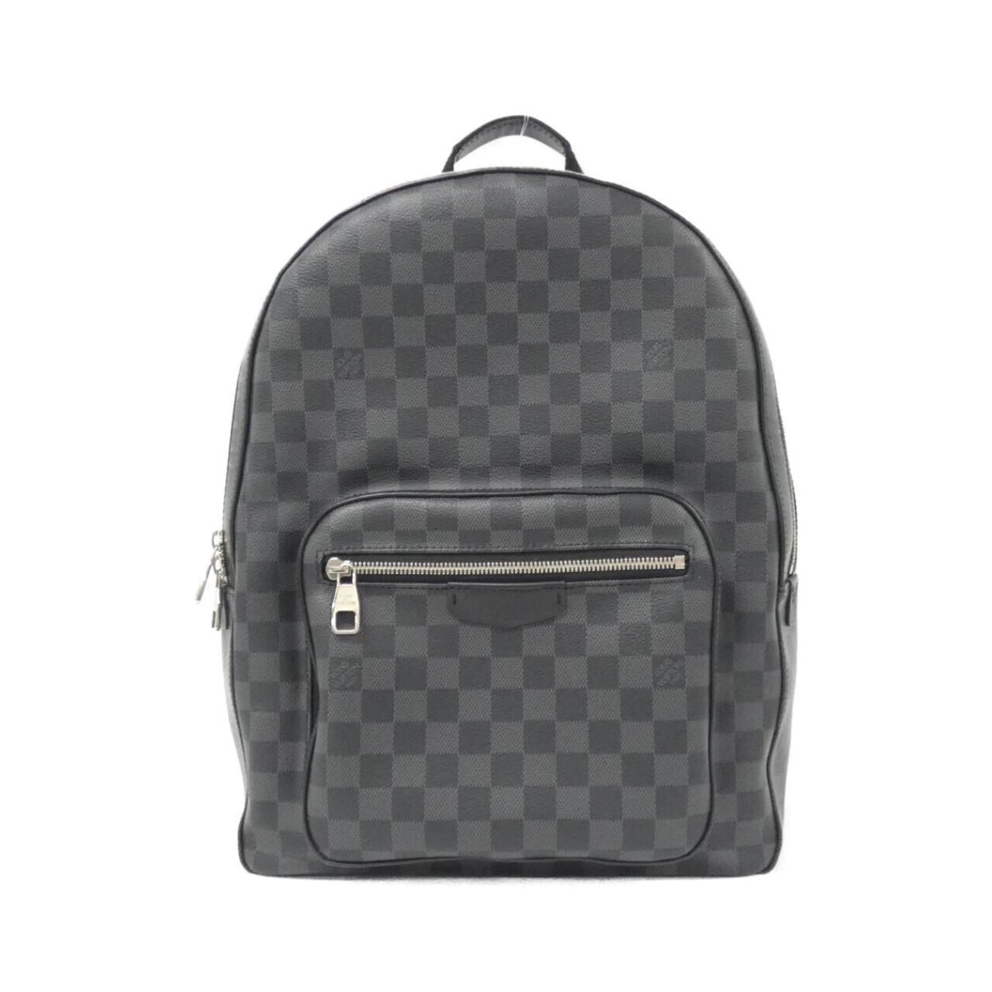 Louis Vuitton Graphite Coated Canvas Backpack (Pre-Owned)