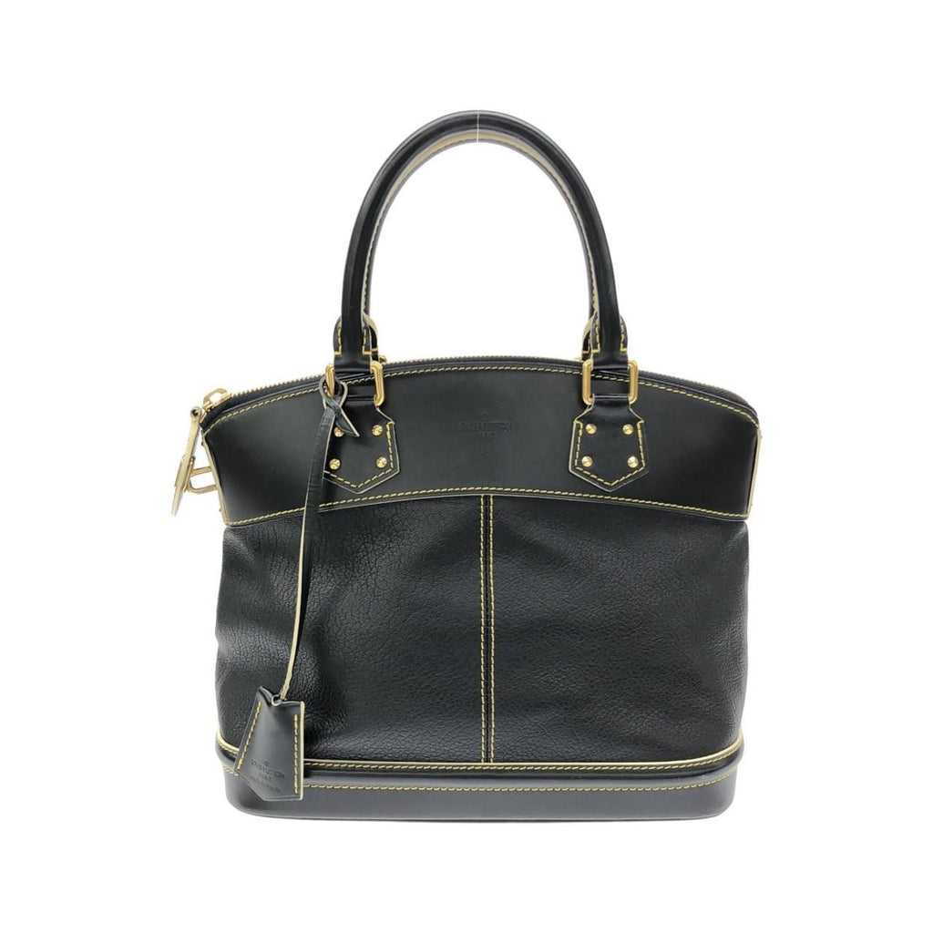 Louis Vuitton Black Leather Handbag (Pre-Owned)