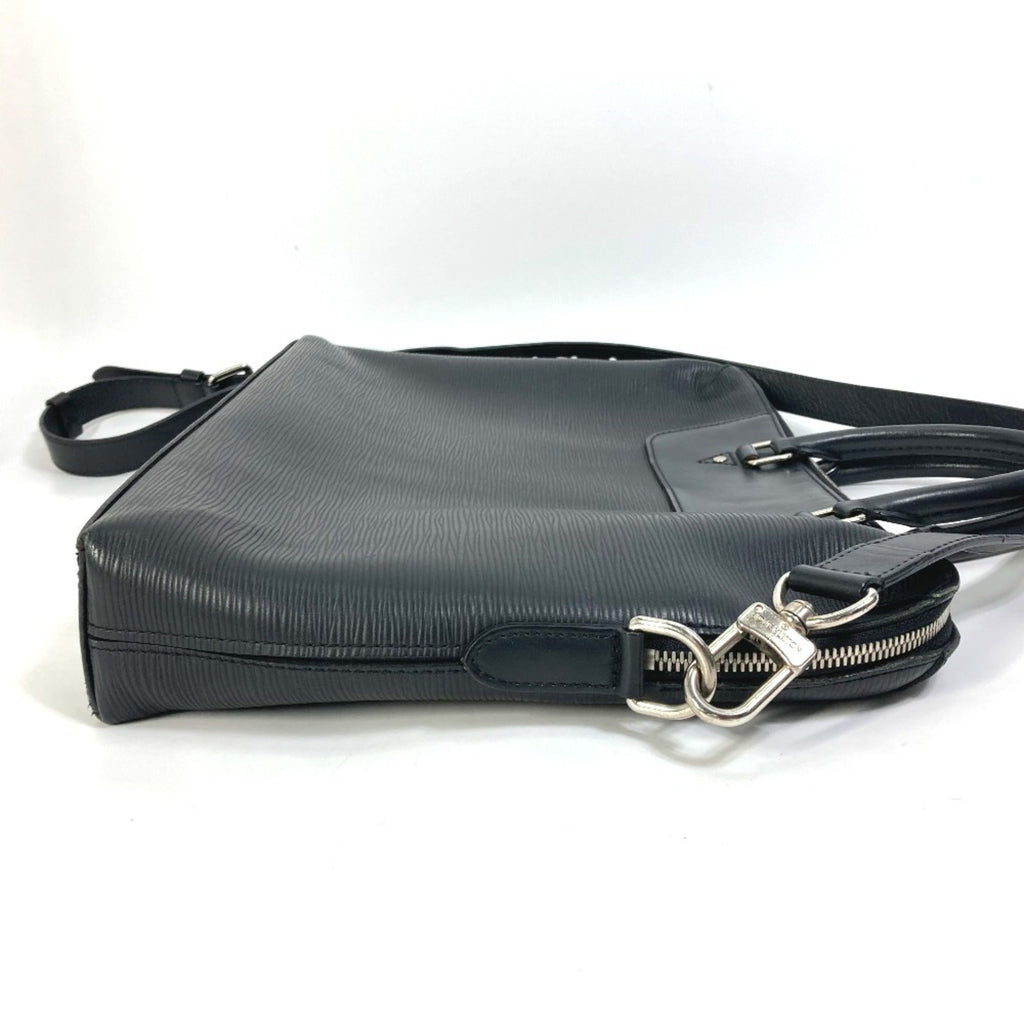Louis Vuitton Epi Black Noir Epi Leather Briefcase Shoulder Bag (Pre-Owned)