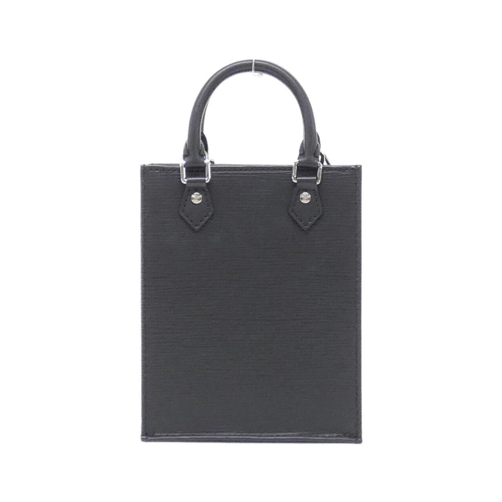 Louis Vuitton Black Leather Handbag (Pre-Owned)