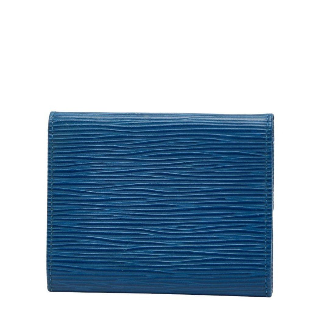 Louis Vuitton Epi Toledo Blue Leather Coin Purse/Coin Case (Pre-Owned)