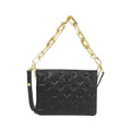 Louis Vuitton Black Leather Shoulder Bag (Pre-Owned)