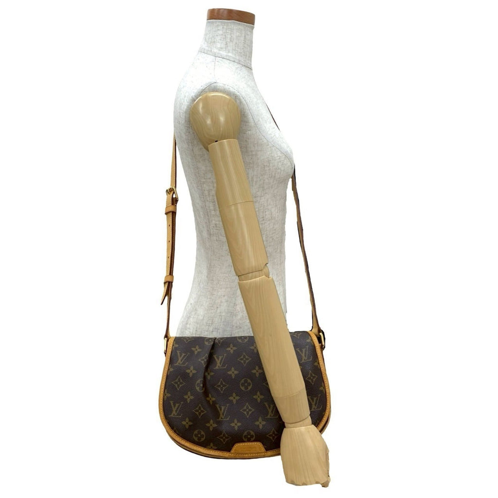 Louis Vuitton Brown Leather Pvc Pochette Shoulder Bag (Pre-Owned)