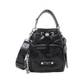 Louis Vuitton Black Leather Shoulder Bag (Pre-Owned)