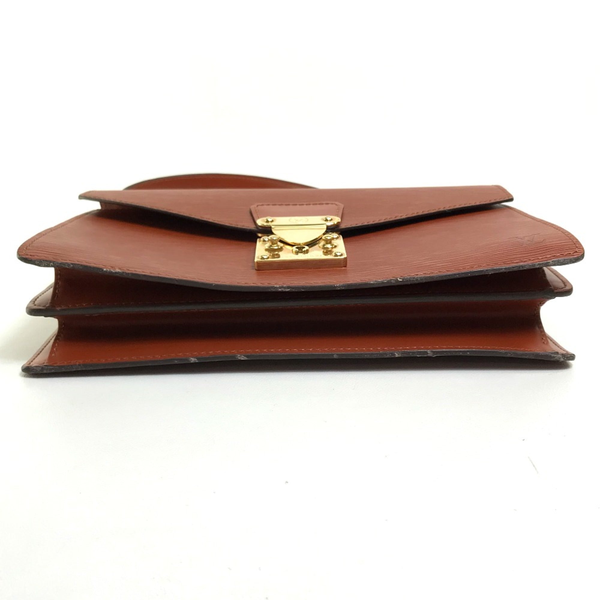 Louis Vuitton Brown Leather Handbag (Pre-Owned)