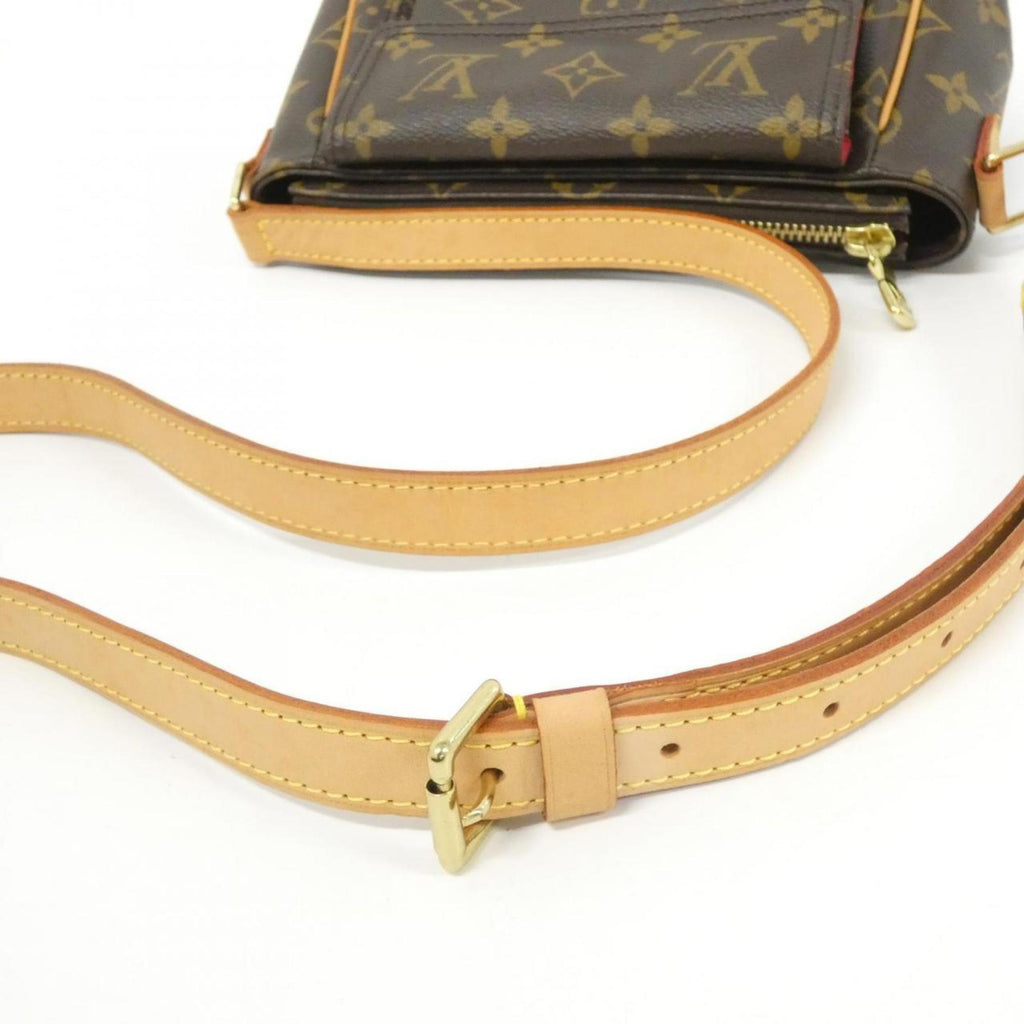 Louis Vuitton Brown Coated Canvas Shoulder Bag (Pre-Owned)