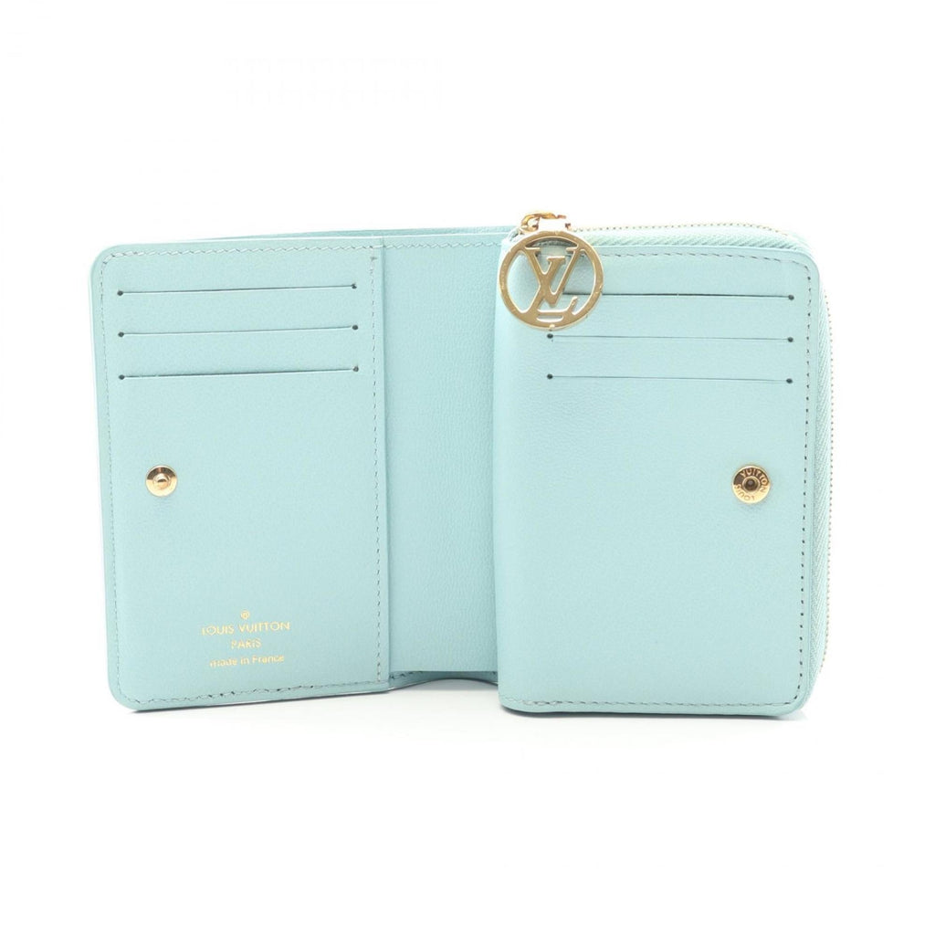 Louis Vuitton Blue Leather Wallet (Bi-Fold) (Pre-Owned)