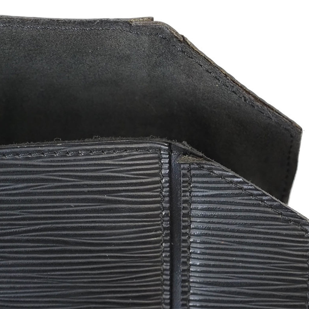 Louis Vuitton Black Epi Leather Handbag Shoulder Bag (Pre-Owned)