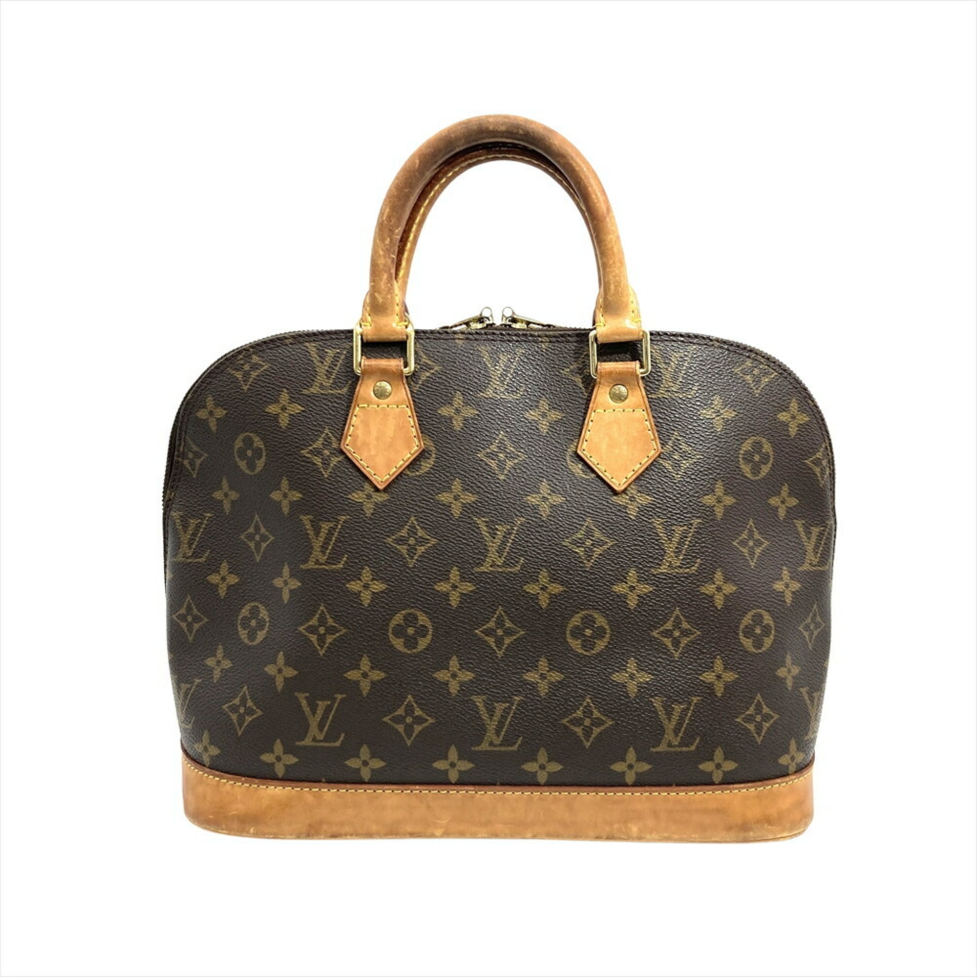 Louis Vuitton Brown Monogram Canvas Handbag (Pre-Owned)