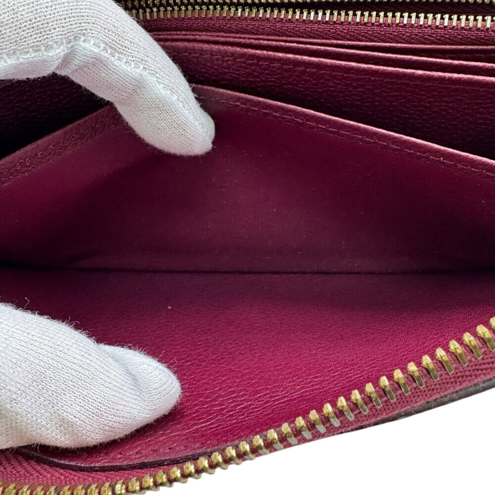 Louis Vuitton Aurore Leather Long Wallet (Bi-Fold) (Pre-Owned)