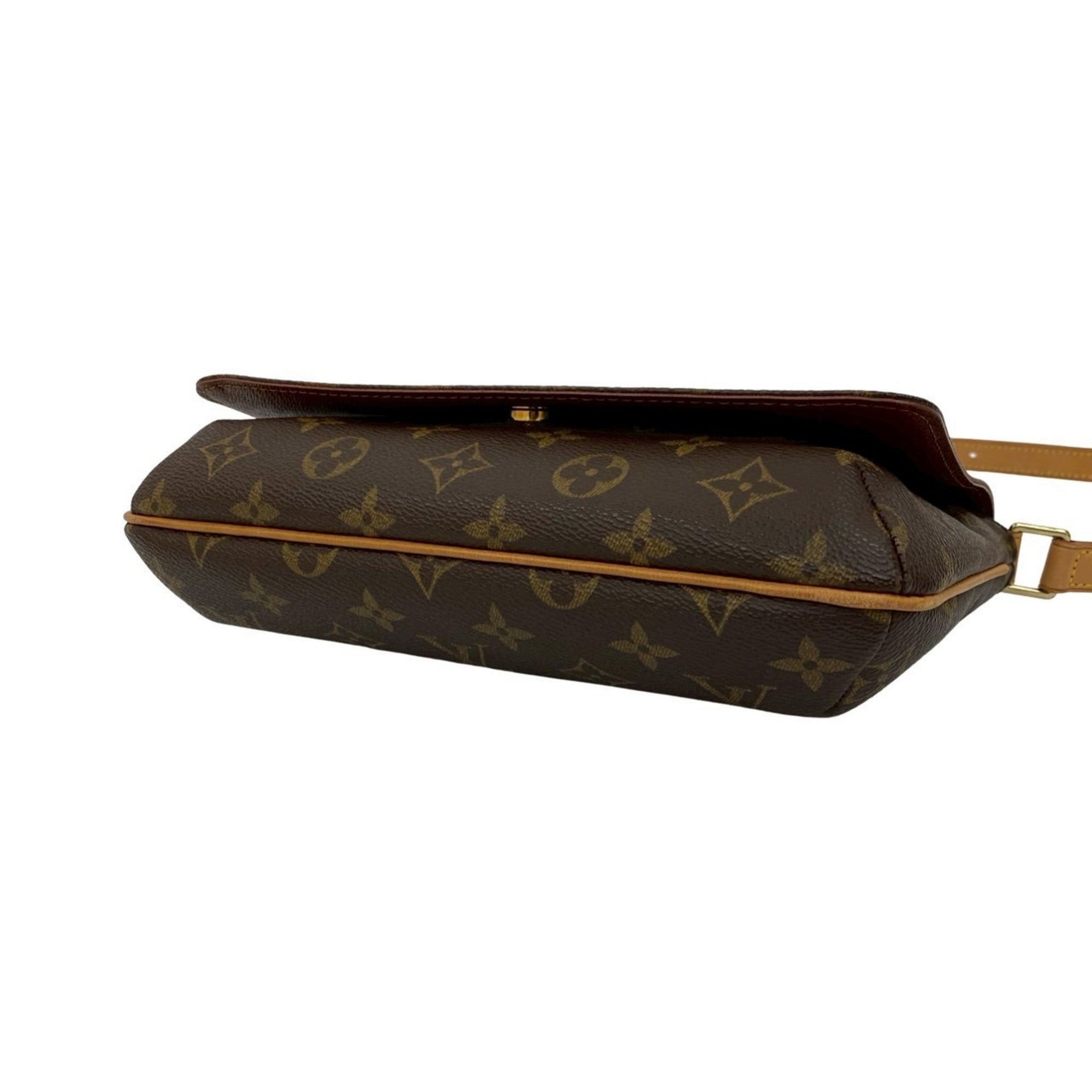 Louis Vuitton Brown Leather Pvc Shoulder Bag (Pre-Owned)