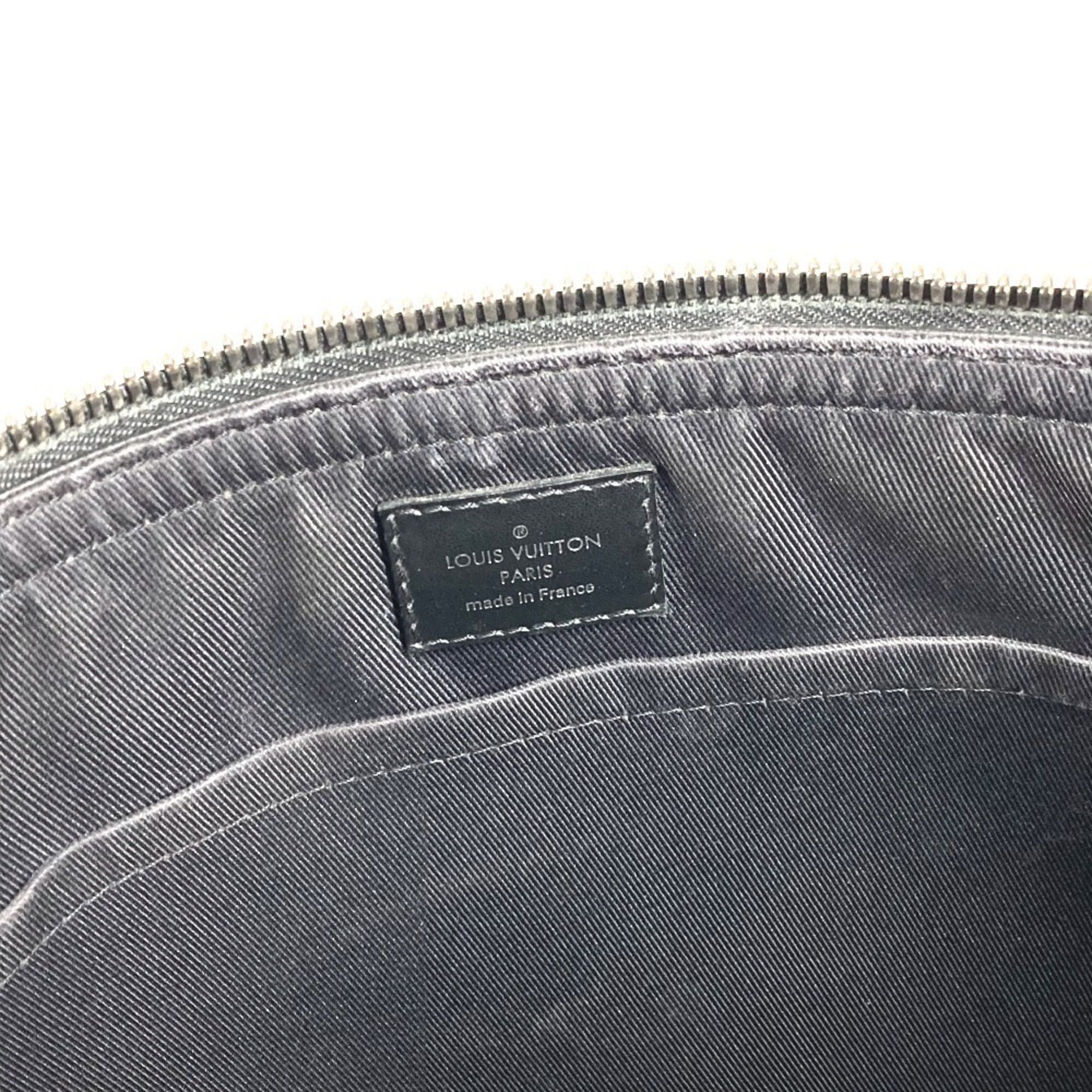 Louis Vuitton Black Monogram Eclipse Canvas Messenger Bag Shoulder Bag (Pre-Owned)