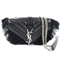 Classic Monogram Crossbody Bag Matelasse Chevron Leather Baby