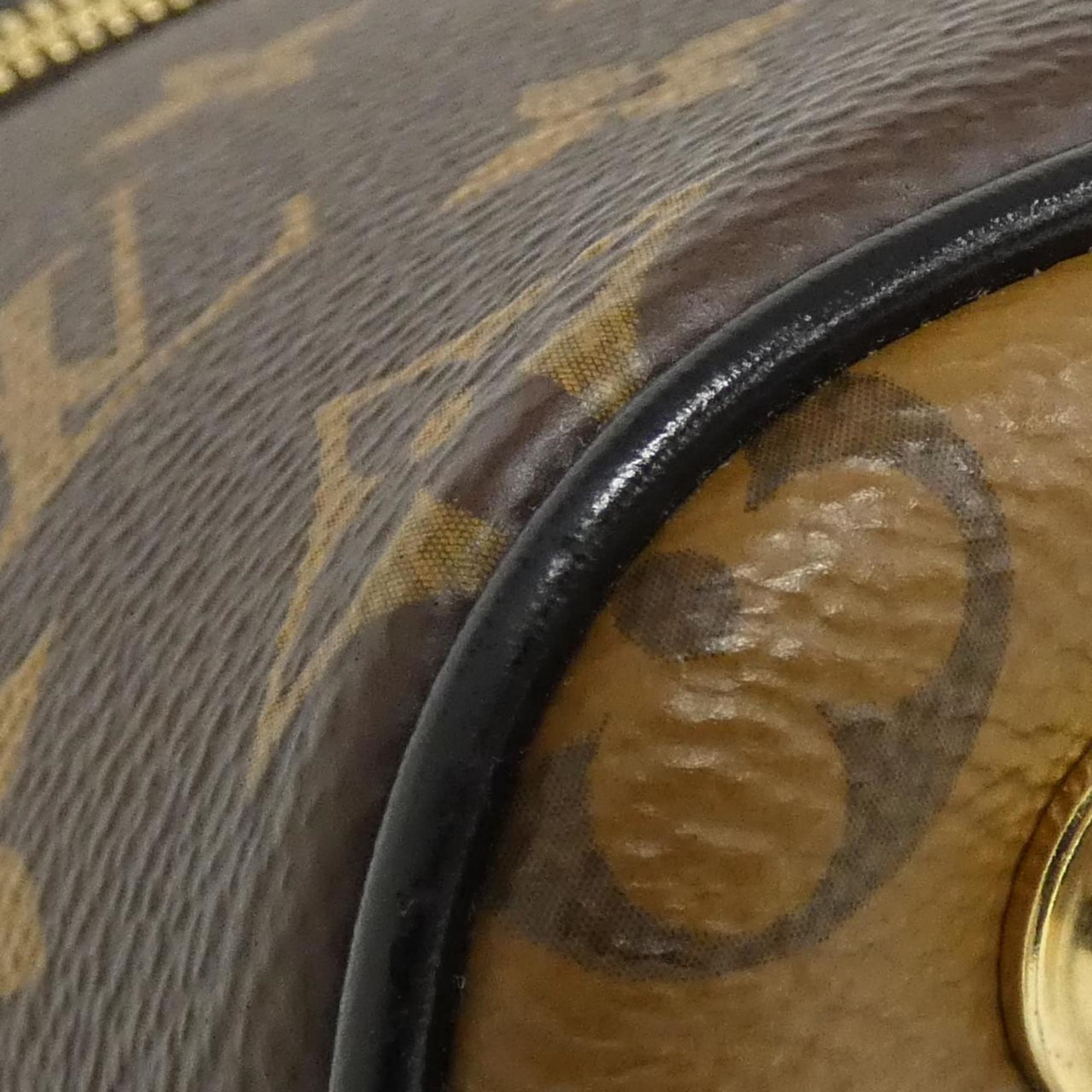 Louis Vuitton Marron Coated Canvas Handbag (Pre-Owned)