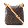 Louis Vuitton Brown Coated Canvas Leather Shoulder Bag (Pre-Owned)