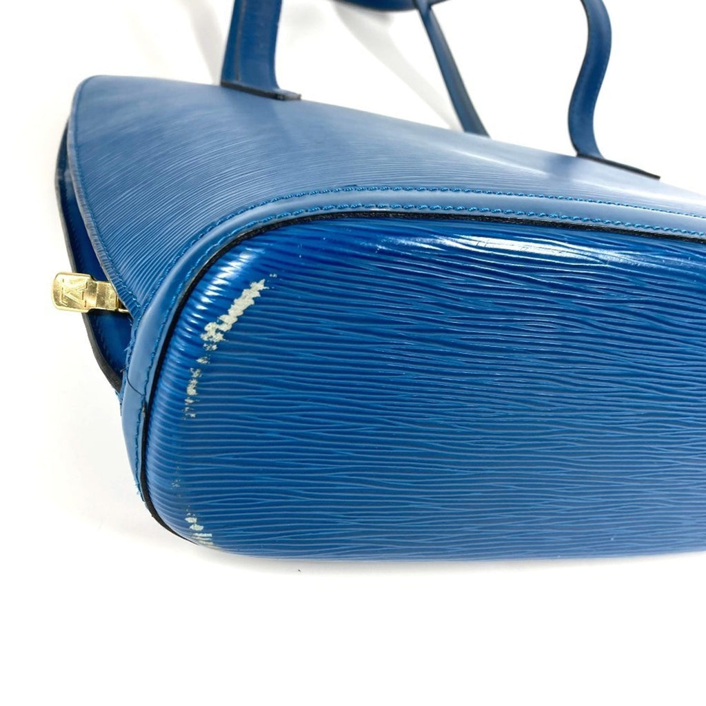 Louis Vuitton Blue Toledo Blue Epi Leather Shoulder Bag Tote Bag (Pre-Owned)