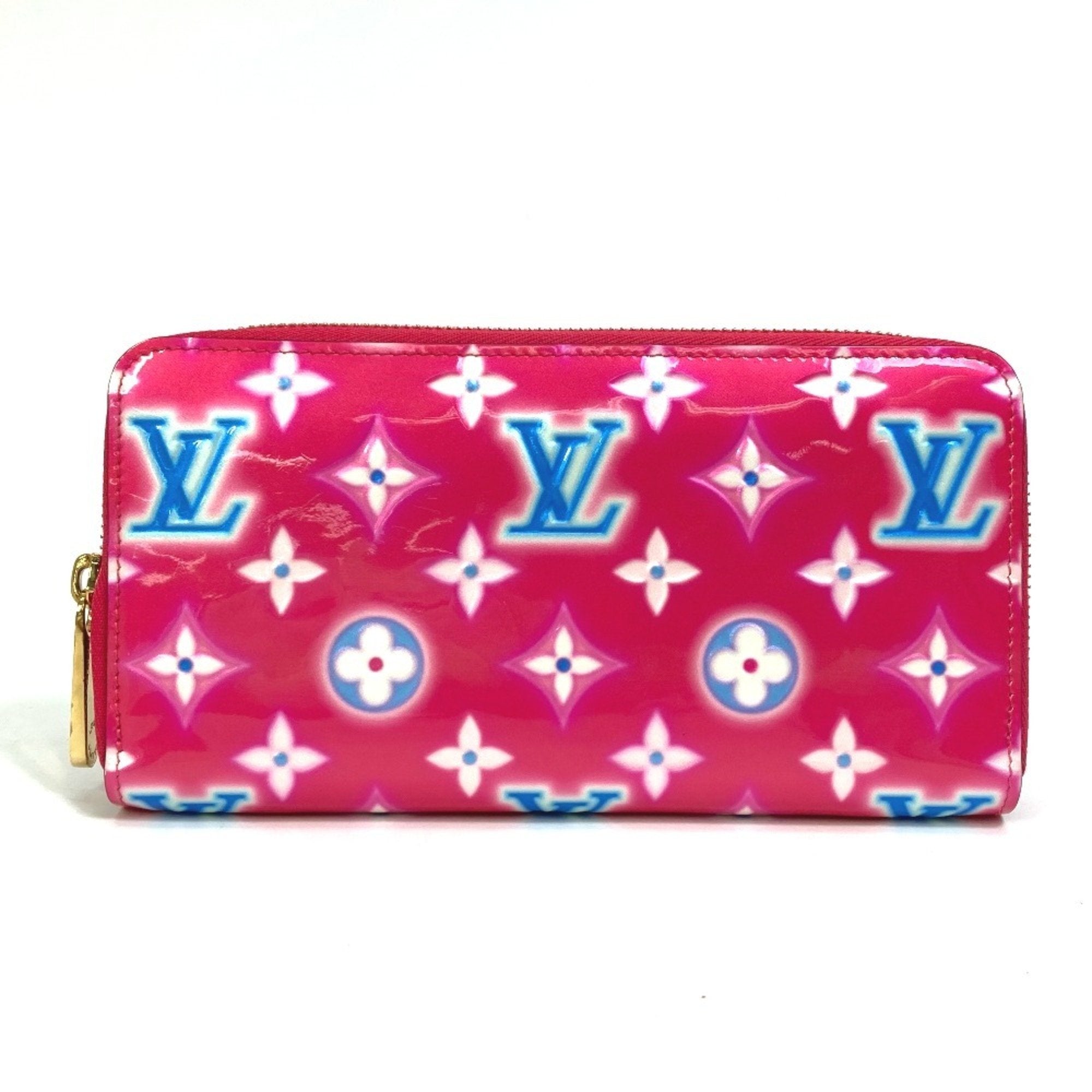 Louis Vuitton Monogram Vernis Pink Monogram Vernis Long Wallet (Bi-Fold) (Pre-Owned)