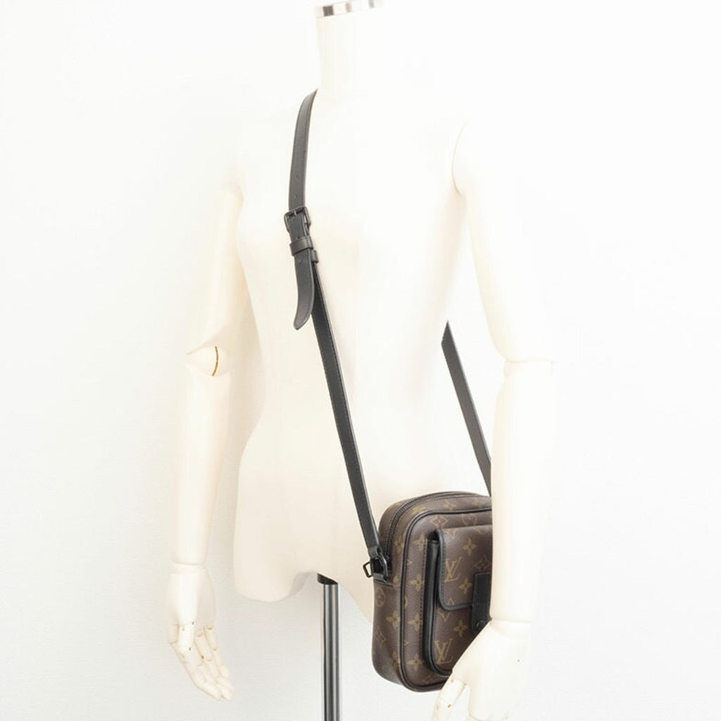 Louis Vuitton Monogram Macassar Dark Brown Shoulder Bag (Pre-Owned)