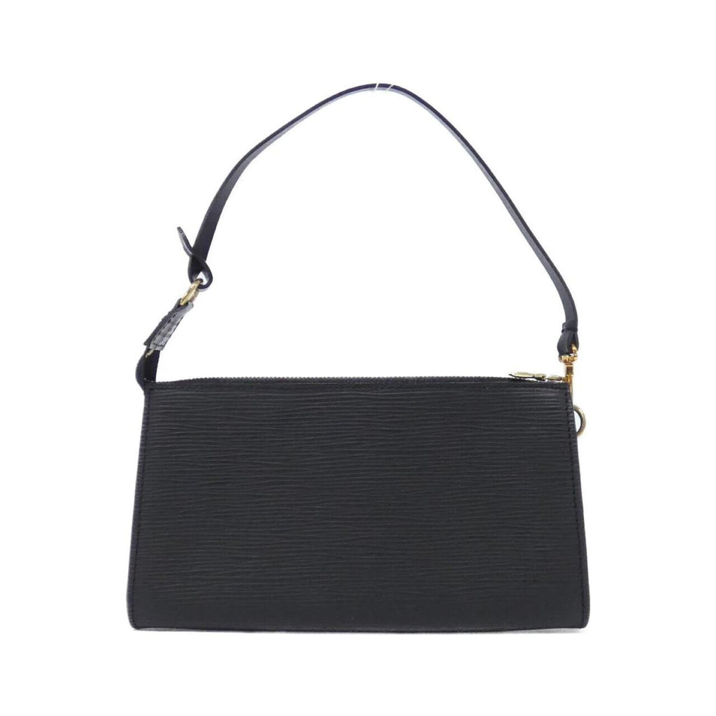 Louis Vuitton Black Leather Pochette Pouch (Pre-Owned)