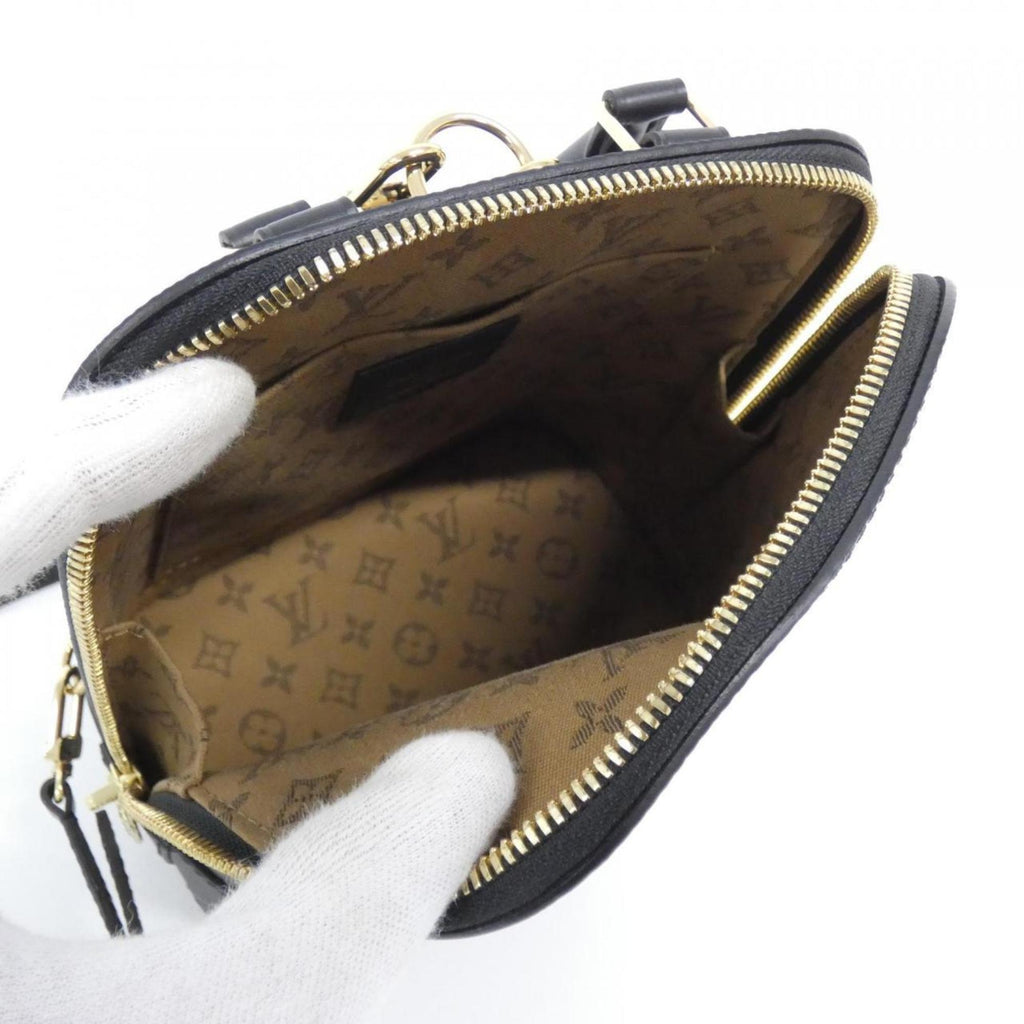 Louis Vuitton Black Leather Backpack (Pre-Owned)