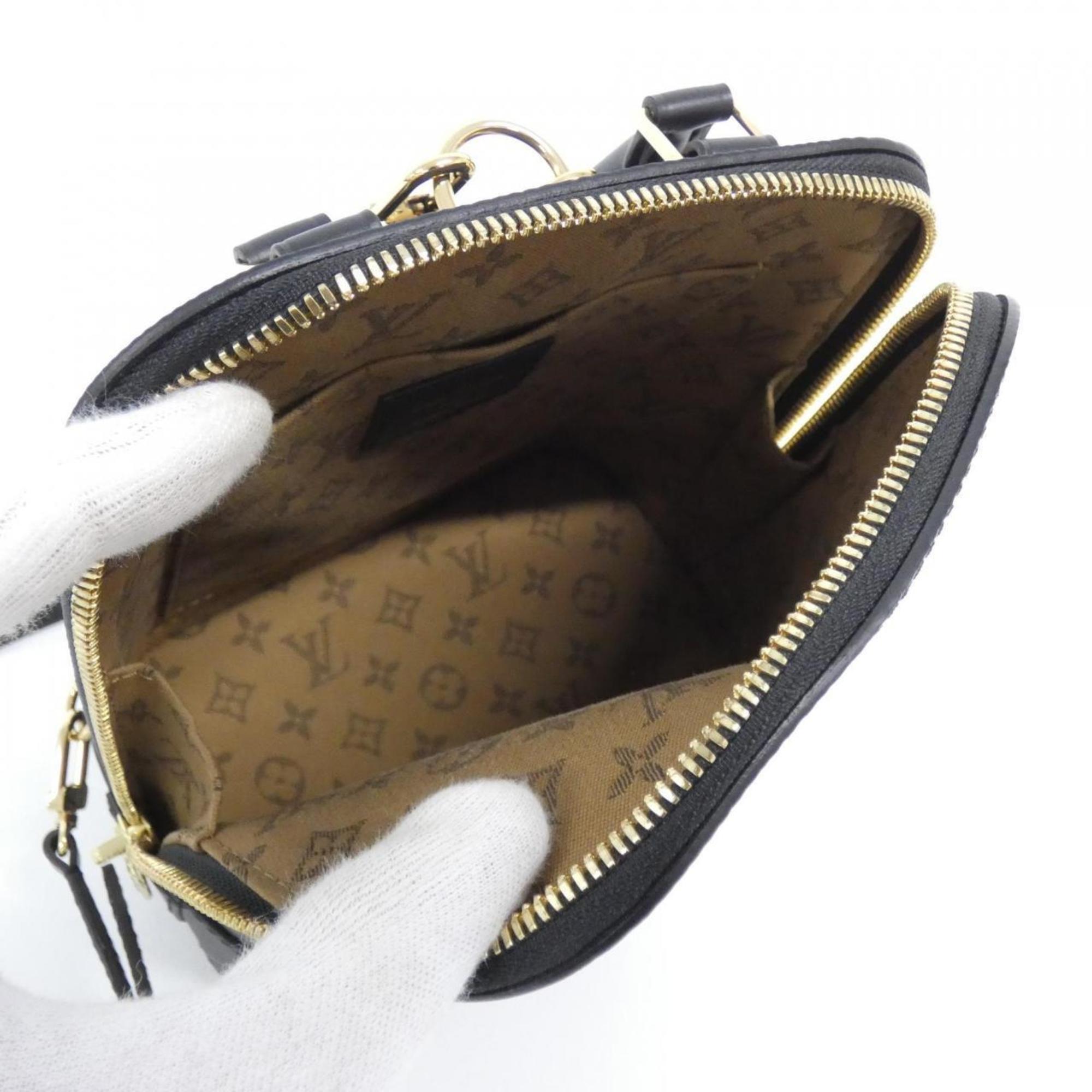 Louis Vuitton Black Leather Backpack (Pre-Owned)