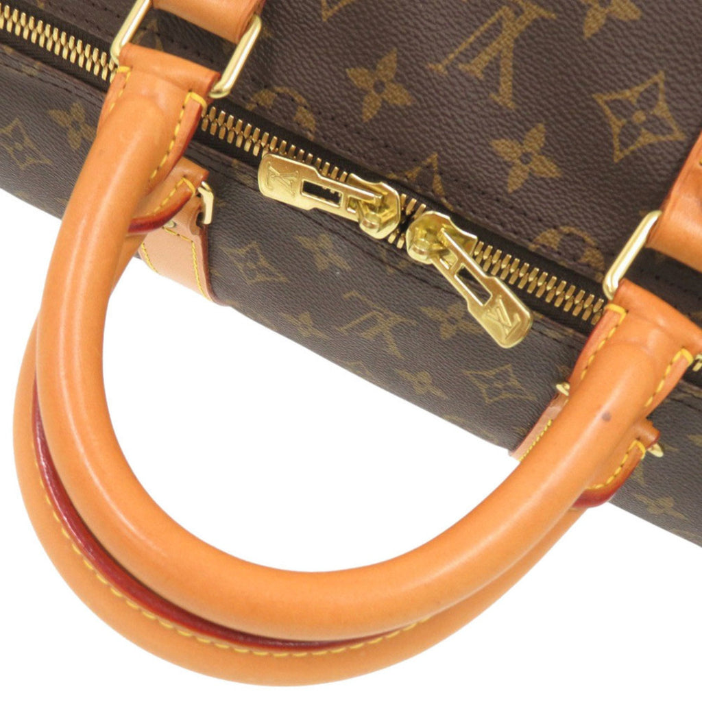 Louis Vuitton Brown Monogram Canvas Boston Bag (Pre-Owned)
